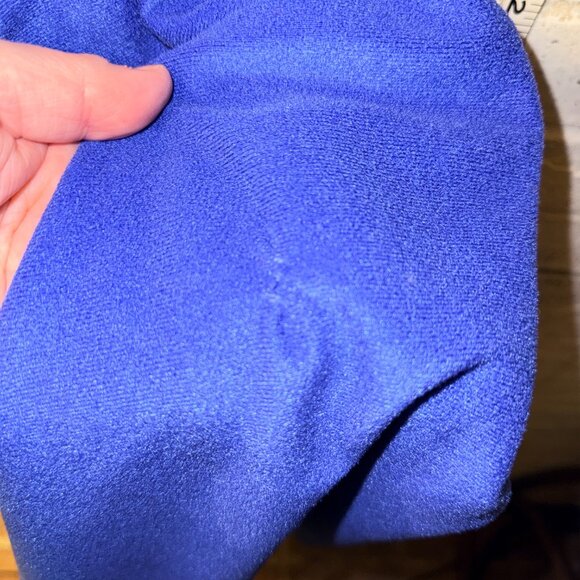 ✨ Vintage At HomeWear Blue Zip-Up Robe / Nightgown – Made in USA – Cozy Plush - Picture 6 of 10